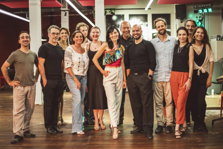 Milonga en Living Tango Barcelona con ambiente social